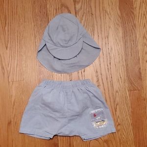 Archimede double sun protection baby boy swimsuit